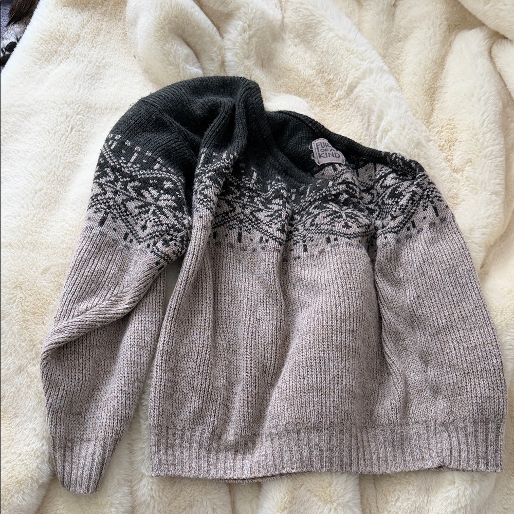 LP Furst of a Kind vintage one-shoulder sweater